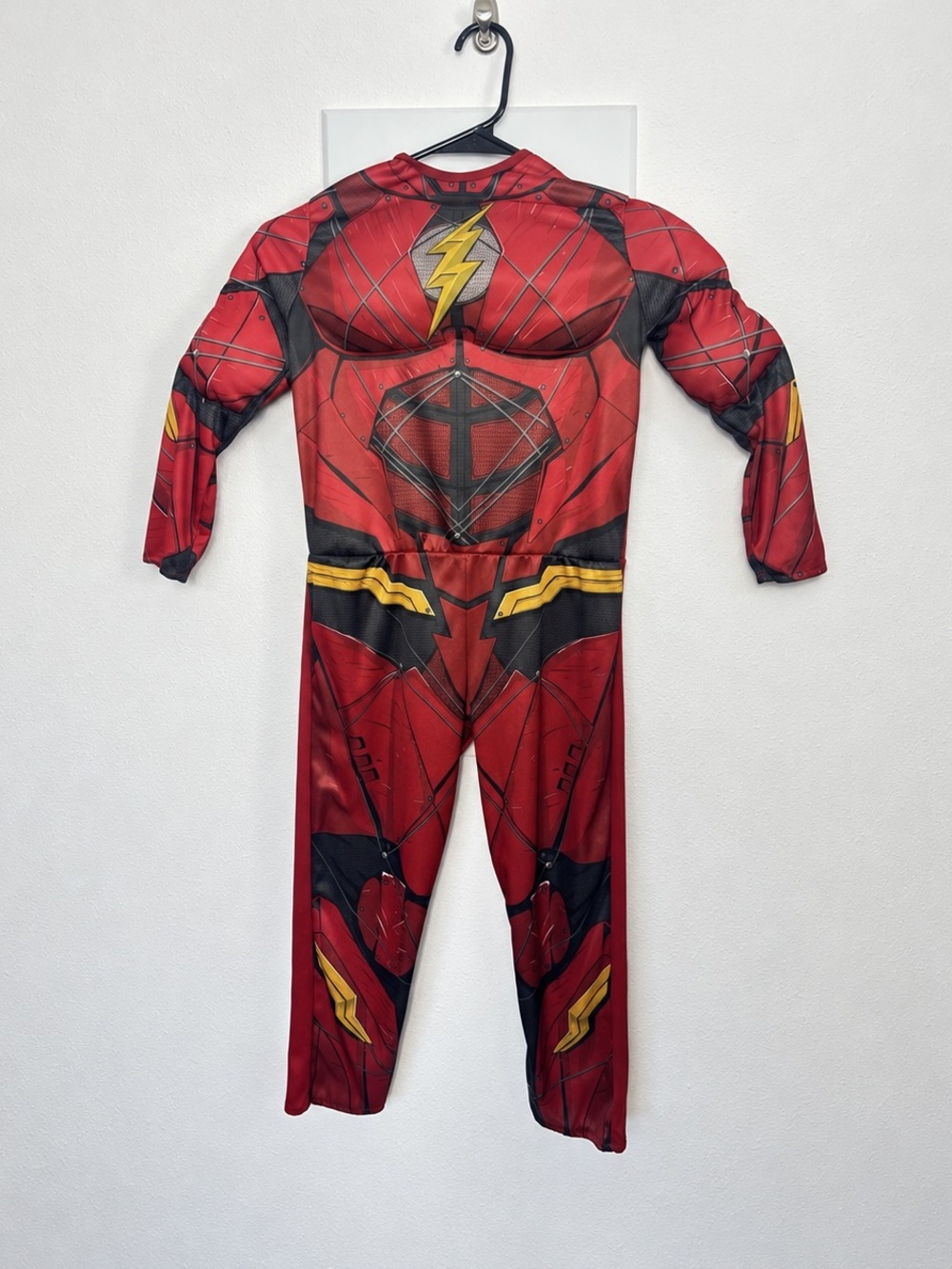 ⚡ Kids’ The Flash Muscle Superhero Halloween Costume Jumpsuit Cosplay